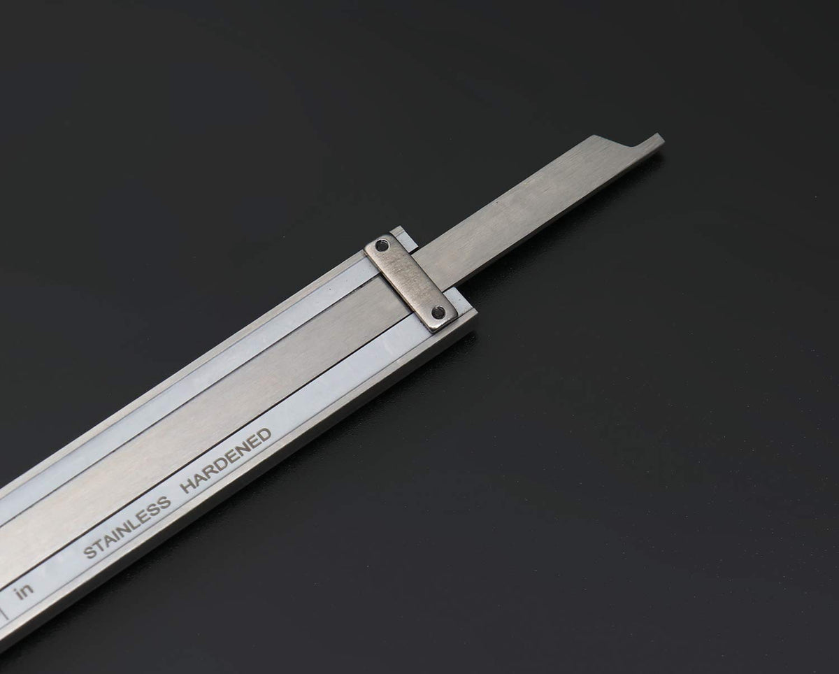 0-8'' by 0.001'' Precision Dial Caliper, Stainless Steel K63662