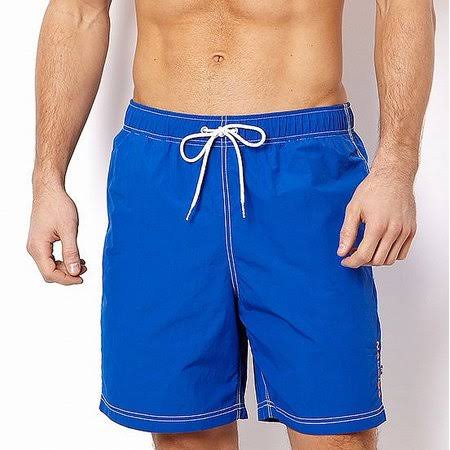 Solid Nylon Swim Trunk M69563
