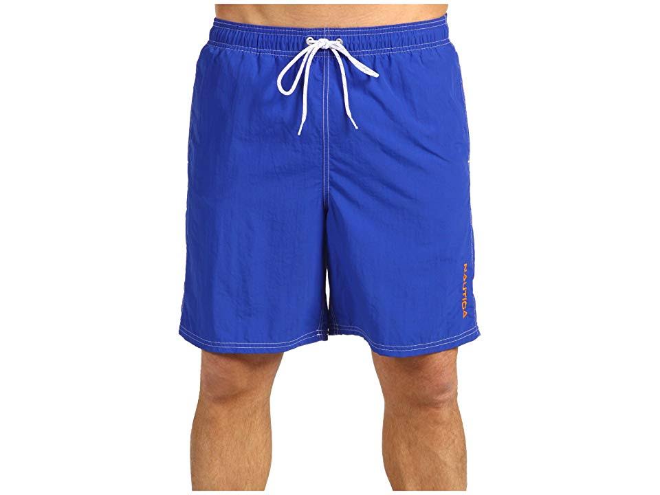 Solid Nylon Swim Trunk M69563
