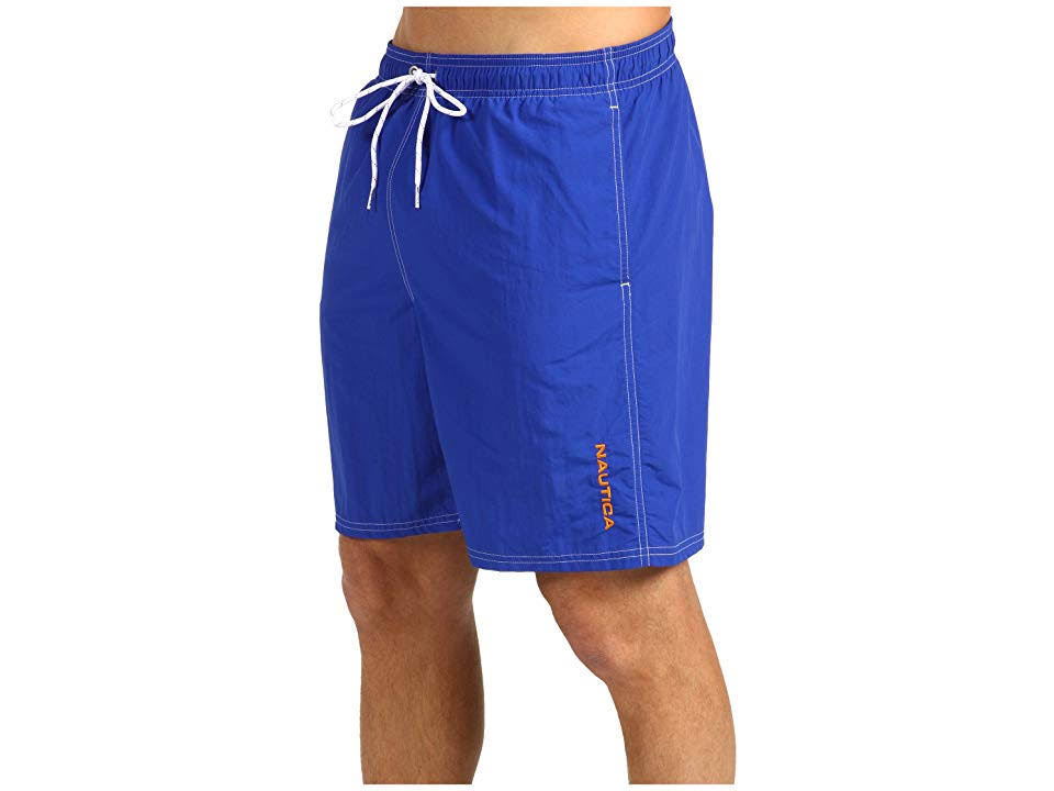 Solid Nylon Swim Trunk M69563