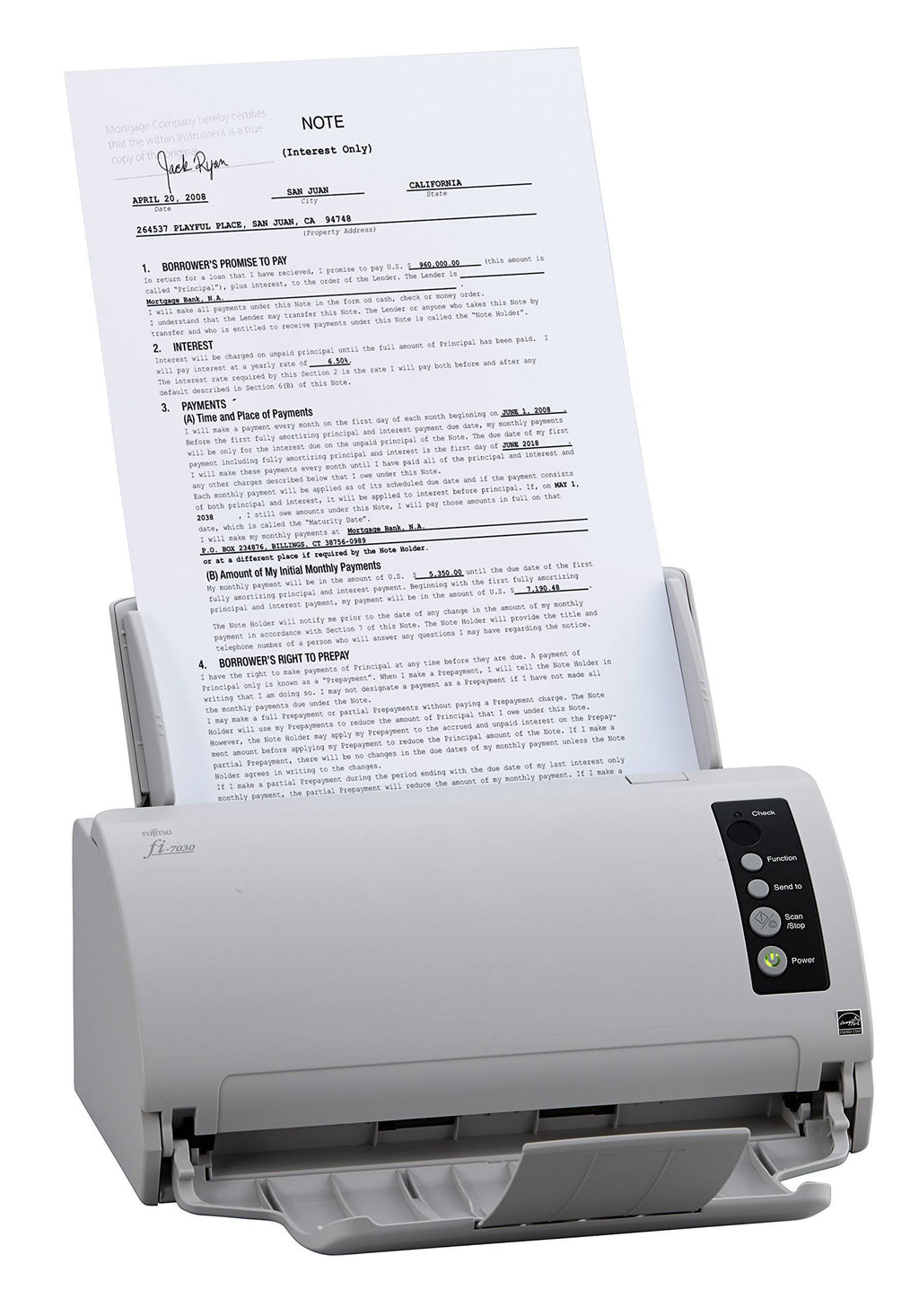 fi-7030 Scanner F443506