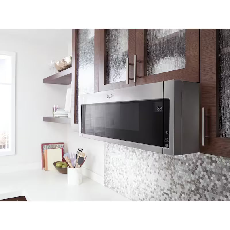 1.1 cu. ft. Low Profile Microwave Hood Combination Stainless Steel W597