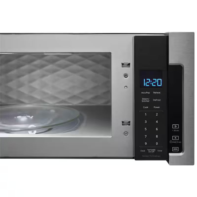 1.1 cu. ft. Low Profile Microwave Hood Combination Stainless Steel W597