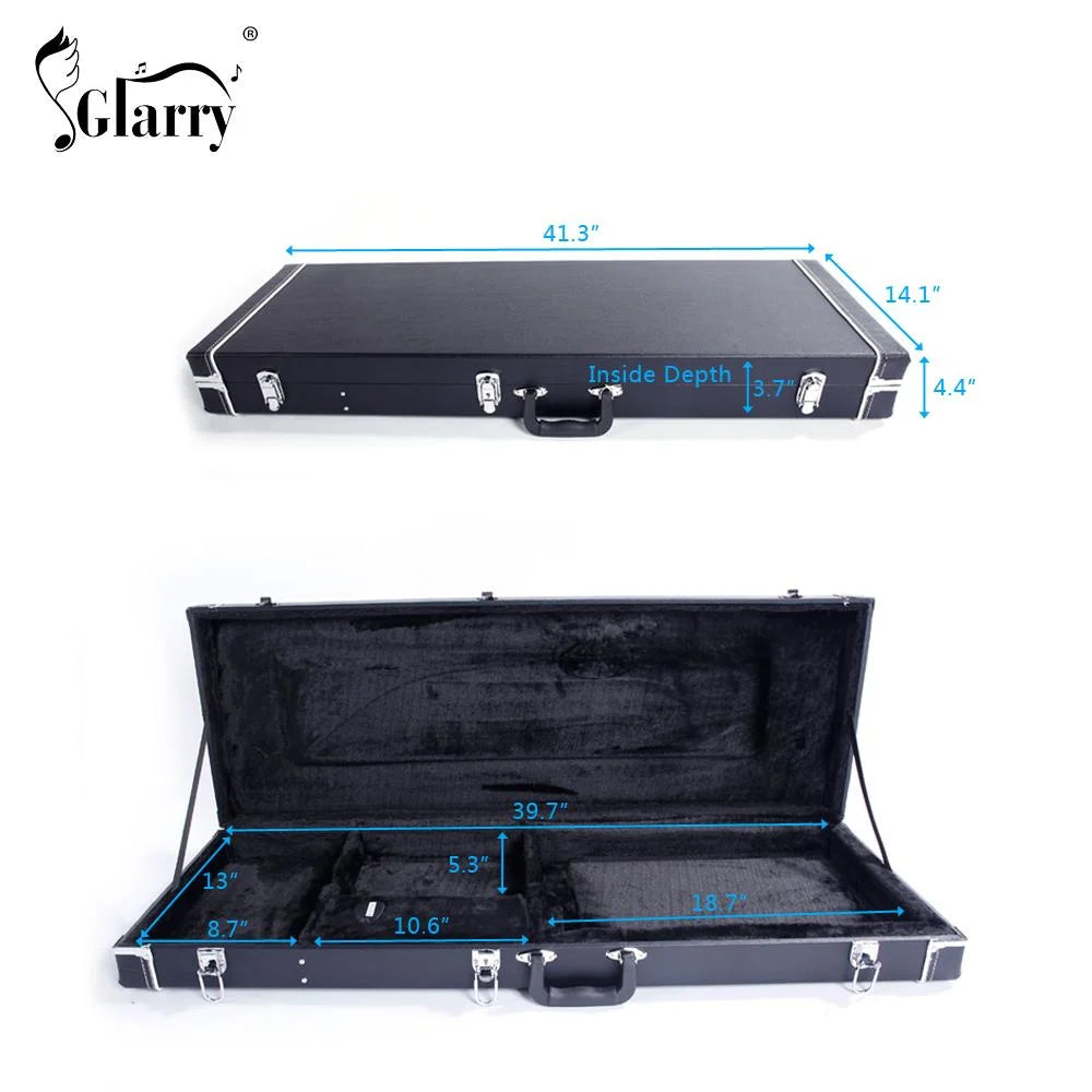 Black Electric Guitar Hard Shell Case Q773