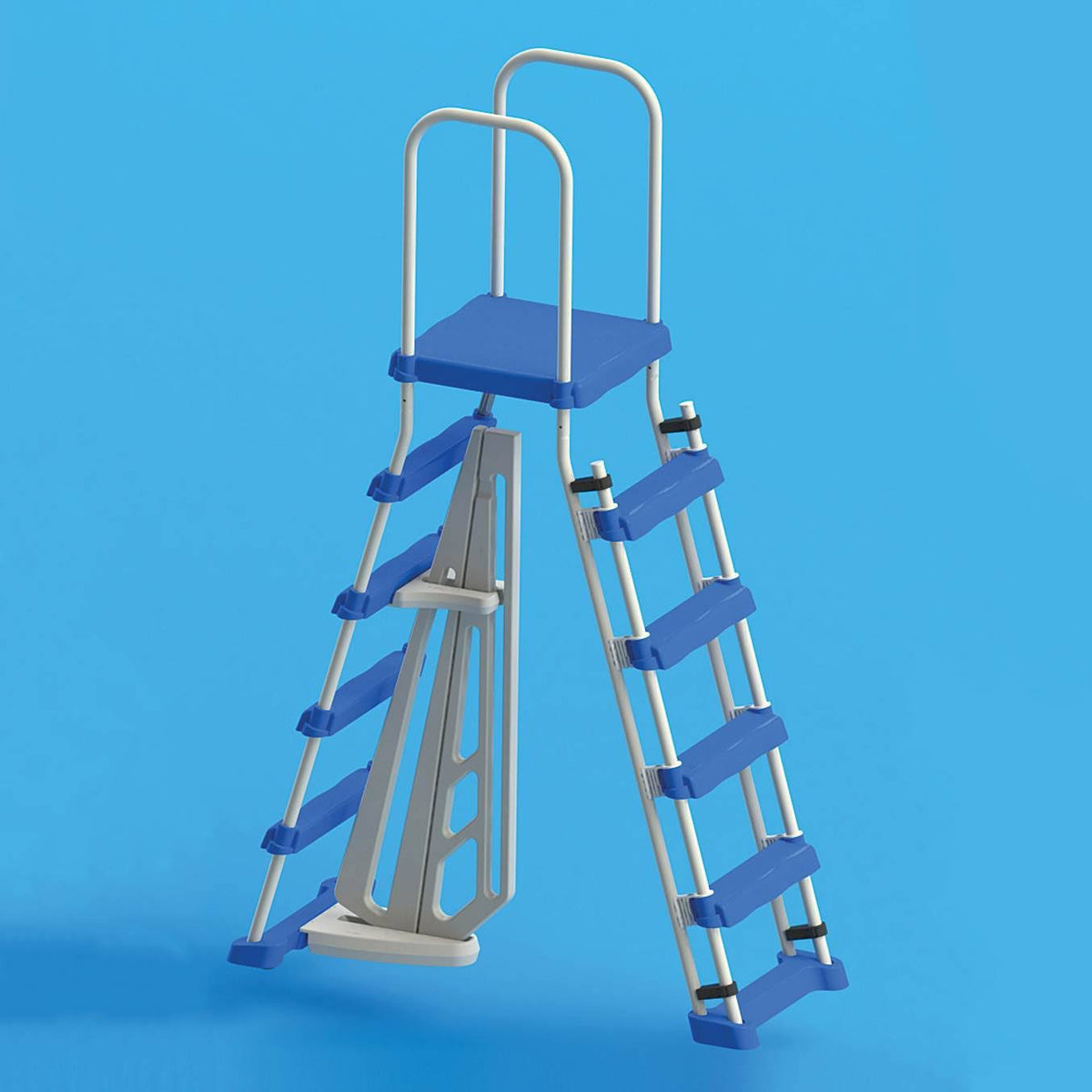 A-Frame Ladder with Safety R670