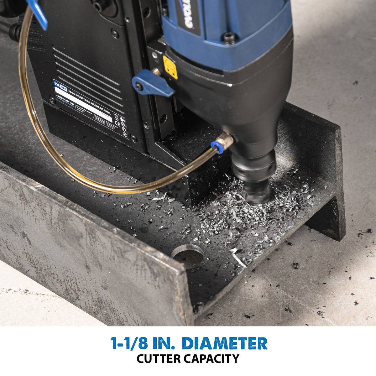 1-1/8 Magnetic Drill with Carry Case O49293