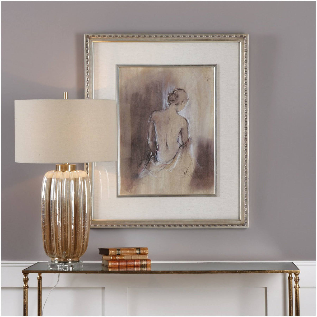 Contemporary Draped Figure Feminine Art N2262