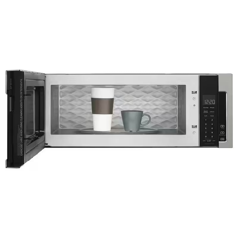 1.1 cu. ft. Low Profile Microwave Hood Combination Stainless Steel W597