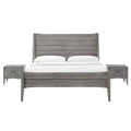 King Size Wood Nightstand Set C1032