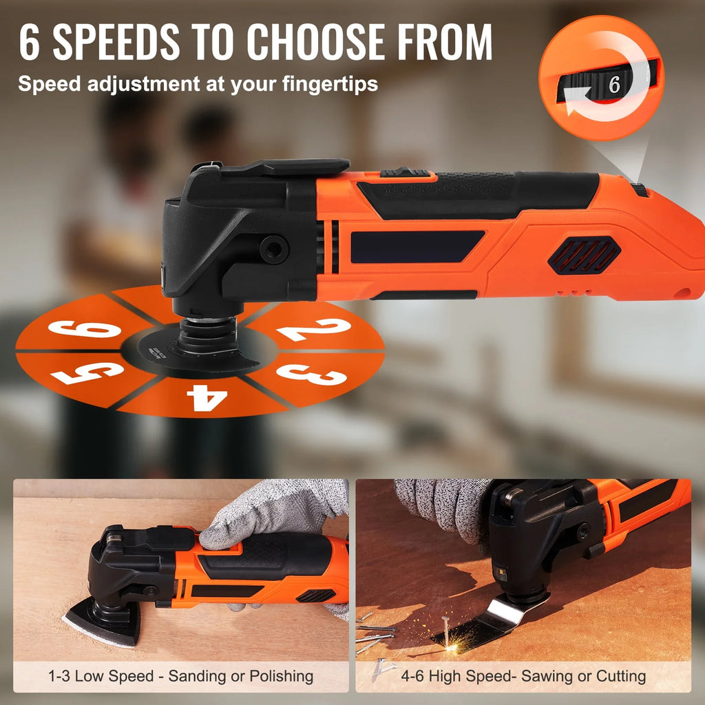 Oscillating Multi Tool 11000-22000 OPM 6 Variable Speeds V962398